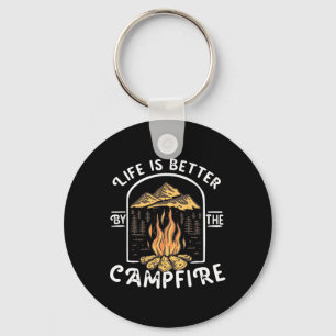 Porte-clés La vie est vraiment belle autour du feu de camp T-