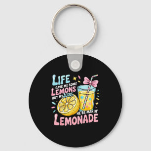 Porte-clés La vie m'a donné des citrons mais mon Jésus il fai