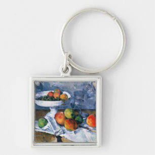 Porte-clés La vie toujours avec le plat de fruit