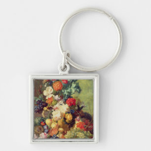 Porte-clés La vie toujours avec les fleurs et le fruit