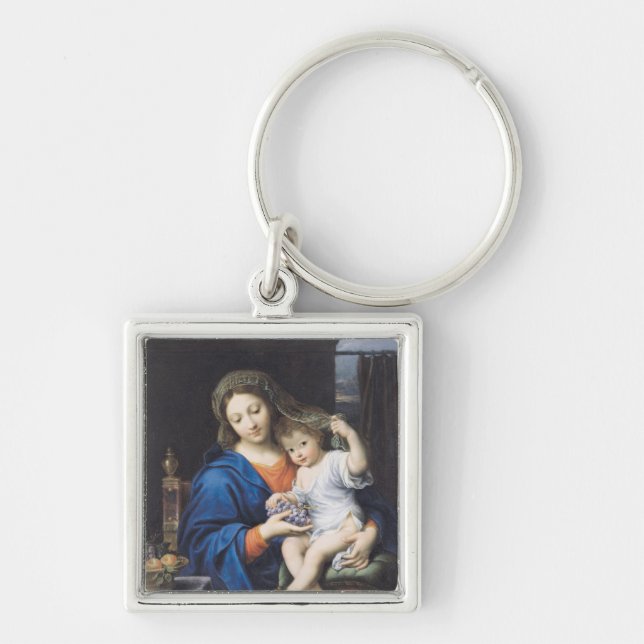 Porte-clés La Vierge des raisins, 1640-50 (Devant)