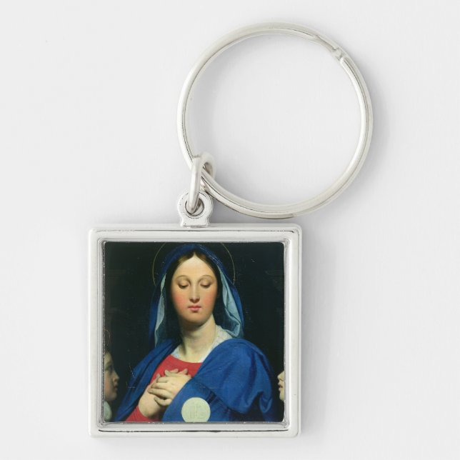 Porte-clés La Vierge du centre serveur, 1866 (Devant)