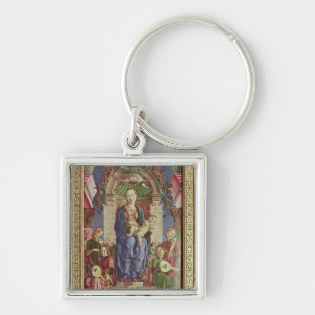 Porte-clés La Vierge et l'enfant couronnés, mi 1470s (Devant)