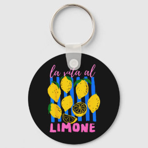 Porte-clés La Vita Al Limone Drôle De Citron De Fruit Italien