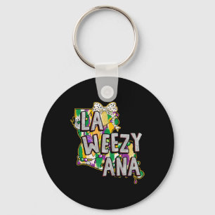 Porte-clés La Weezy Ana Mardi Gras Louisiane Gras Mardi Lou
