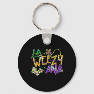 Porte-clés La Weezy Ana Mardi Gras Louisiane Gros Mardi Femme