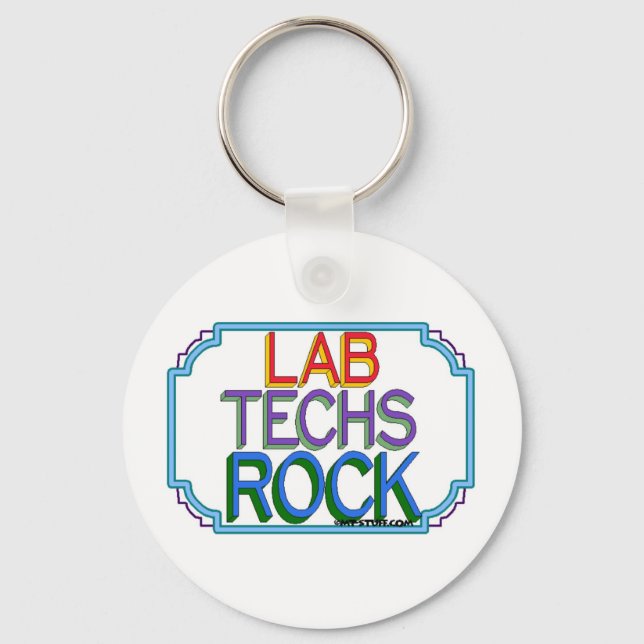 Porte-clés Lab Techs Rock (Recto)