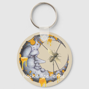 Porte-clés L'abeille de Huckle cultive le porte - clé