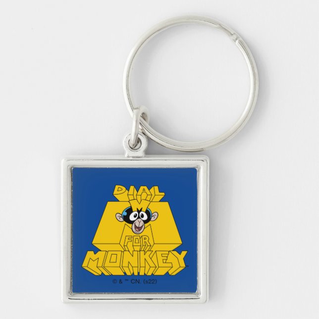 Porte-clés Laboratoire de Dexter - Composez M pour singe (Devant)