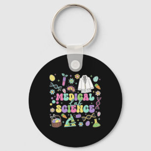 Porte-clés Laboratoire médical groovy Science Pâques Jour Lab