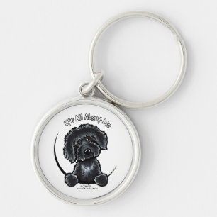 Porte-clés Labradodle noir IAAM