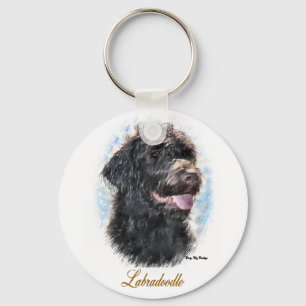 Porte-clés Labradoodle Cadfts