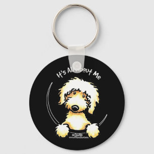 Porte-clés Labradoodle jaune IAAM