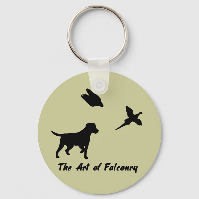 Porte-clés Labrador et Falconry (Recto)