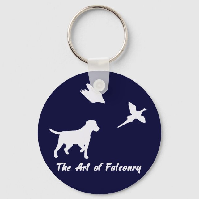 Porte-clés Labrador et Falconry (Recto)