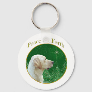 Porte-clés Labrador Retriever (jaune) Peace
