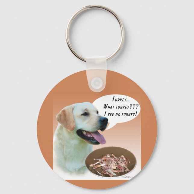 Porte-clés Labrador Retriever (jaune) Turquie (Recto)