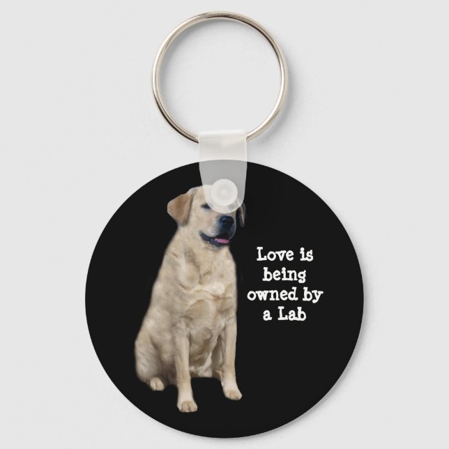 Porte-clés Labrador Retriever Keychain (Recto)