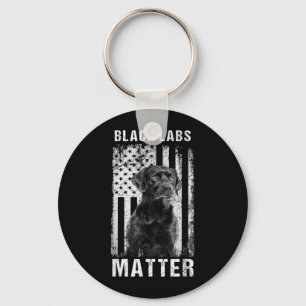 Porte-clés Labrador Retriever Labs noirs