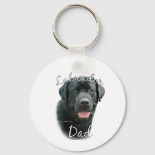 Porte-clés Labrador Retriever (noir) Papa 2