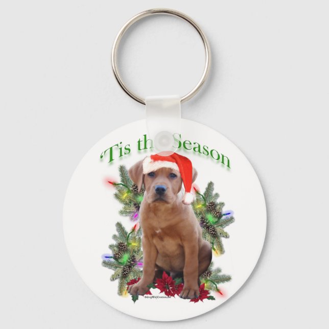 Porte-clés Labrador Retriever Puppy 'Tis Season Porte - clé (Recto)
