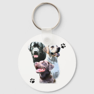 Porte-clés Labrador Retriever Trio - Porte - clé