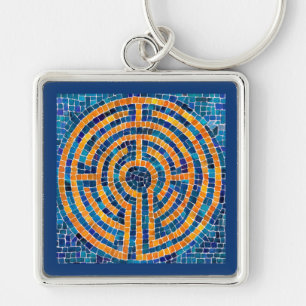Porte-clés LABYRINTH IV Carré Porte - clé Premium
