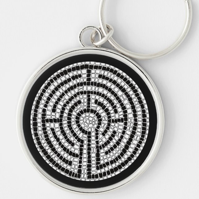Porte-clés LABYRINTH VII Premium Porte - clé rond (Devant)