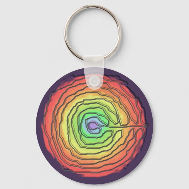 Porte-clés Labyrinthe des naissances (Recto)