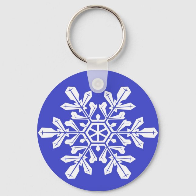 Porte-clés Lac de neige bleu porte - clé (Recto)