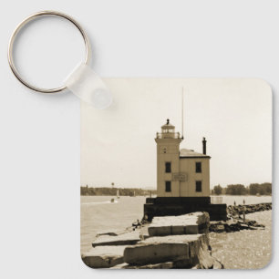 Porte-clés Lac Erie Lighthouse