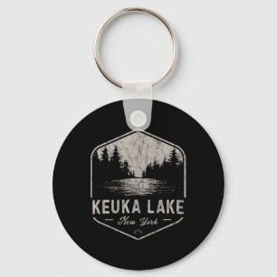 Porte-clés Lac Keuka New York Extérieur Vintage