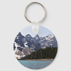 Porte-clés Lac moraine dans Banff