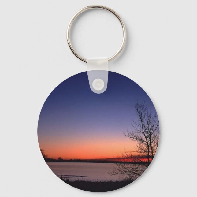 Porte-clés Lac Sunrise (Recto)