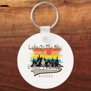 Porte-clés Lac Tahoe Nevada Personnaliser Nom personnalisé T-