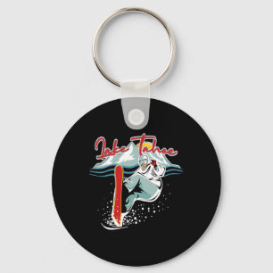 Porte-clés Lac Tahoe Sierra Nevada Californie Snowboard S