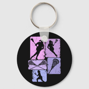 Porte-clés Lacrosse Filles Femmes Jeunes Enfants