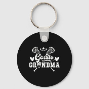 Porte-clés Lacrosse Goalie Grandma D'Un Goalkeeper De Crosse