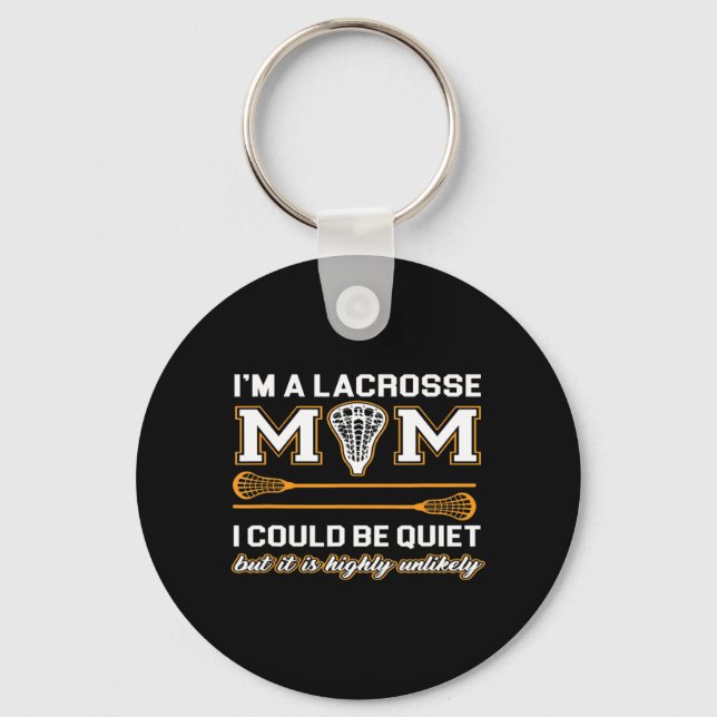 Porte-clés Lacrosse Maman Lacrosse Cadeaux (Recto)