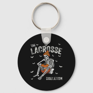 Porte-clés Lacrosse Skeleton drôle Halloween jumeler