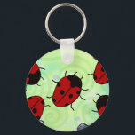Porte-clés Ladybug<br><div class="desc">Beautiful Ladybug Art Fantasy Designs for all occasions!</div>