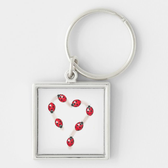 Porte-clés Ladybug Heart Keychain (Devant)