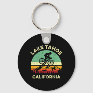 Porte-clés Lago Tahoe California Vélo de Montagne Rétro Monta