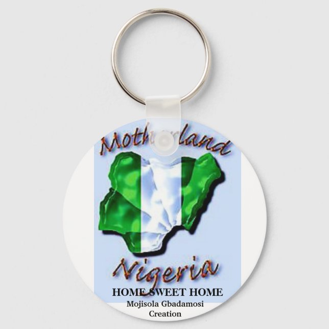 Porte-clés LAGOS STATE NIGERIA - Customisé (Recto)