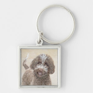Porte-clés Lagotto Romagnolo Peinture - Cute Original Chien A