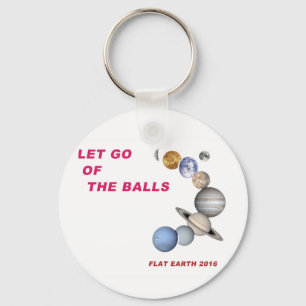 Porte-clés Laissé allez des boules - la terre plate 2016