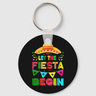 Porte-clés Laissez la fiesta commencer drôle Cinco De Mayo me