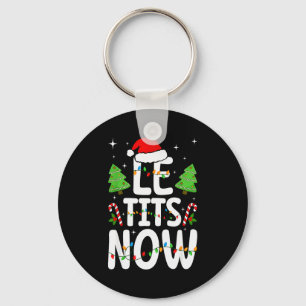 Porte-clés Laissez maintenant tomber la neige Funny Noël Hive