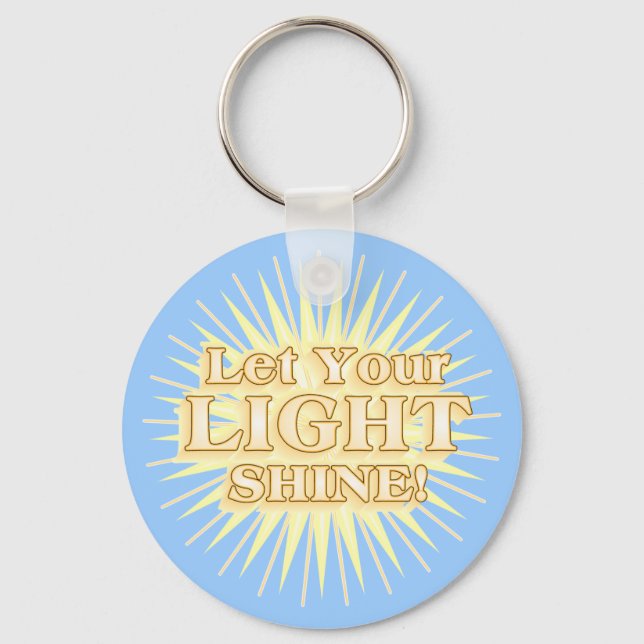 Porte-clés Laissez votre PORTE - CLÉ brillant (Recto)