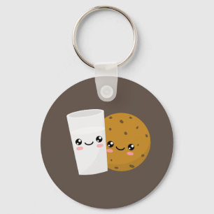 Porte-clés Lait et biscuit